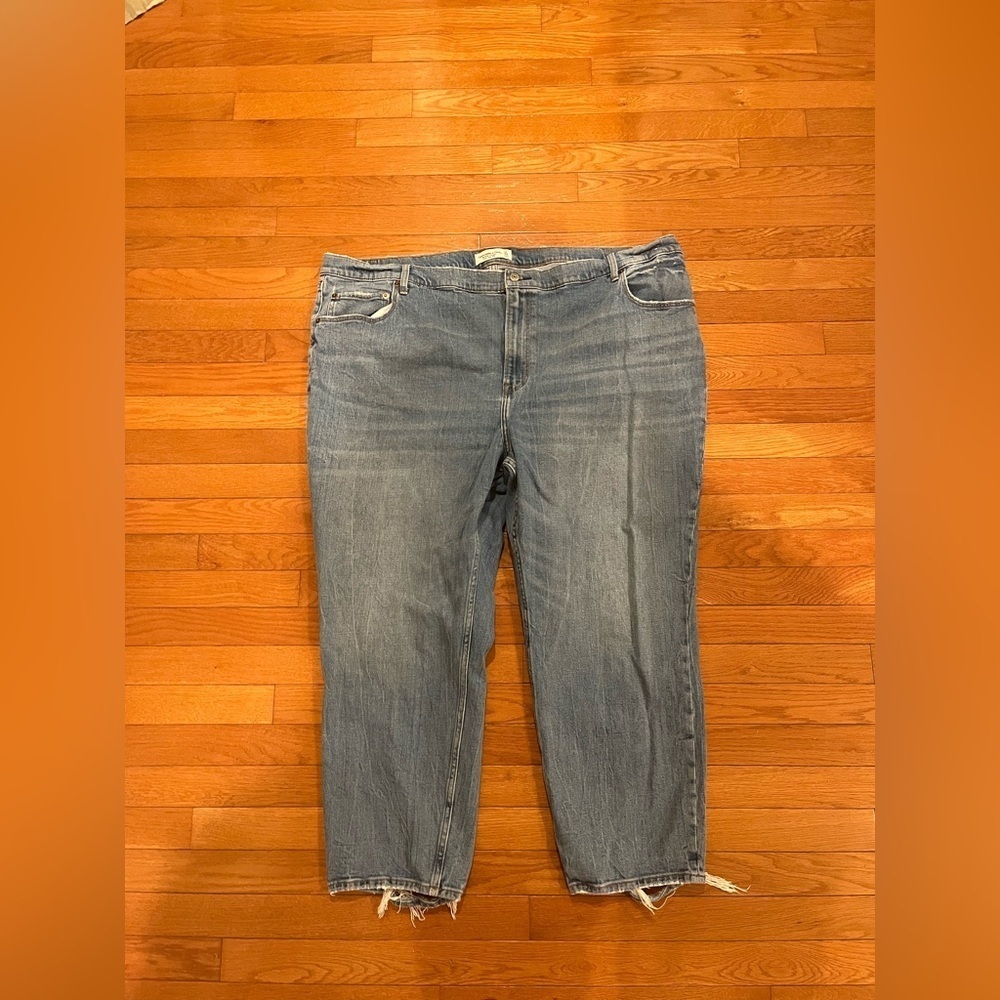 Abercrombie & Fitch The Ankle Straight Ultra High Rise